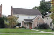 8843 JACKSON PARK BOULEVARD, a Colonial Revival/Georgian Revival house, built in Wauwatosa, Wisconsin in 1940.
