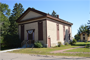 2700 MADISON AVE, a Greek Revival church, built in Plover, Wisconsin in 1862.