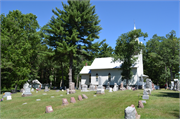 New Hope Norwegian Evangelical Lutheran Church and Cemetery, a Building.