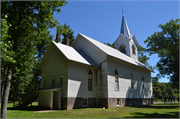 New Hope Norwegian Evangelical Lutheran Church and Cemetery, a Building.