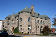 205 MAIN ST E, a Romanesque Revival theater/opera house/concert hall, built in Menomonie, Wisconsin in 1889.