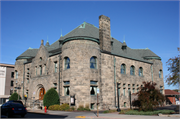 205 MAIN ST E, a Romanesque Revival theater, built in Menomonie, Wisconsin in 1889.