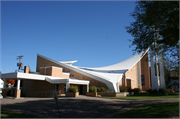 910 WILSON AVE, a Neo-Expressionism house of worship, built in Menomonie, Wisconsin in 1965.
