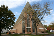 910 WILSON AVE, a Neo-Expressionism house of worship, built in Menomonie, Wisconsin in 1965.