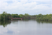 OVER THE WISCONSIN RIVER TO BIG BULL FALLS PARK, a NA (unknown or not a building) bridge, built in Wausau, Wisconsin in .