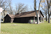 1049A PARK AVE, a Rustic Style park shelter/building, built in Columbus, Wisconsin in 1929.