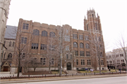 1217 W WISCONSIN AVE, a Late Gothic Revival university or college building, built in Milwaukee, Wisconsin in 1924.