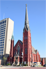 935 W WISCONSIN AVE, a Early Gothic Revival church, built in Milwaukee, Wisconsin in 1870.