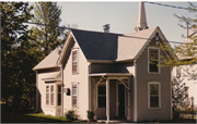 107 W GORHAM ST, a Early Gothic Revival house, built in Madison, Wisconsin in 1876.