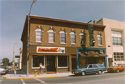 101-103 E Blackhawk Ave (A), a Italianate large retail building, built in Prairie du Chien, Wisconsin in 1866.