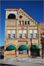 100 E MAIN ST, a Romanesque Revival city hall, built in Sun Prairie, Wisconsin in 1895.