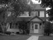 1333 North Ave, a Dutch Colonial Revival house, built in Sheboygan, Wisconsin in 1930.