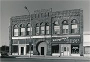 1529-1533 MAIN ST, a Romanesque Revival recreational building/gymnasium, built in Marinette, Wisconsin in 1892.