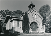 N4751 N HELENVILLE ROAD, a Romanesque Revival social recreational/fraternal hall, built in Jefferson, Wisconsin in 1903.