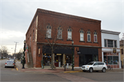 200 - 204 W Blackhawk Ave, a Italianate large retail building, built in Prairie du Chien, Wisconsin in 1872.