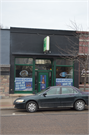 211 W Blackhawk Ave, a Commercial Vernacular small retail building, built in Prairie du Chien, Wisconsin in 1868.