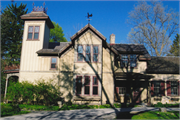 405 COLLINS ST, a Italianate house, built in Plymouth, Wisconsin in 1871.