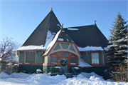 810 E 5TH ST, a Queen Anne house of worship, built in Superior, Wisconsin in 1890.