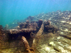 LOUISIANA (Shipwreck), a Site.