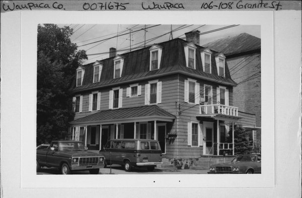 108 Granite St Property Record Wisconsin Historical Society 108 Granite St A Second Empire Hotel Motel Built In Waupaca Wisconsin