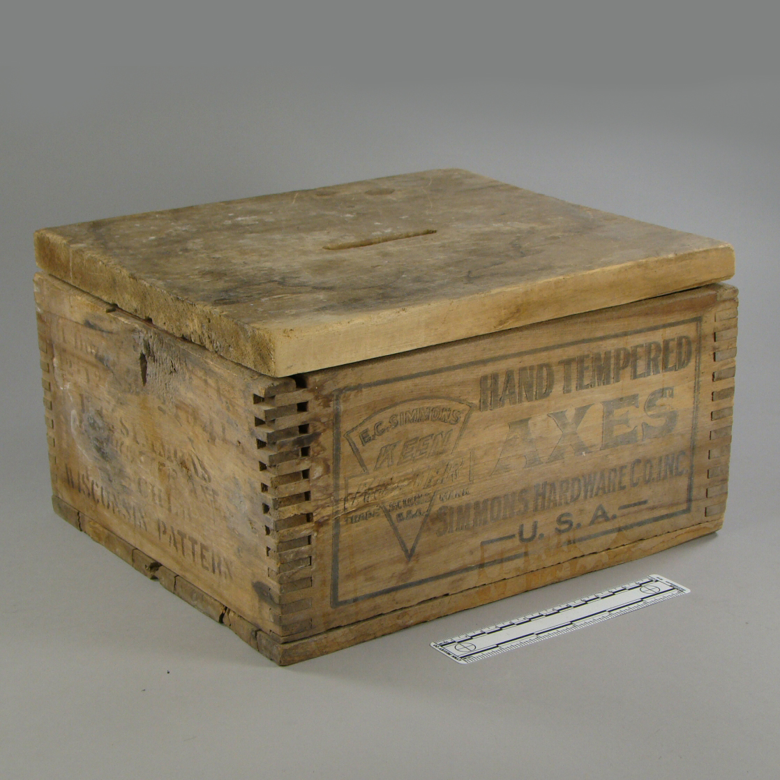 Ballot Box used in Town of Weston, Clark County, Wisconsin, ca. 1915.