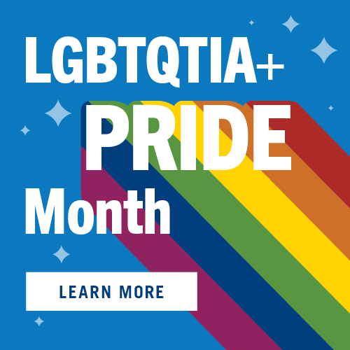 LGBTQ+ Pride Month! Learn More