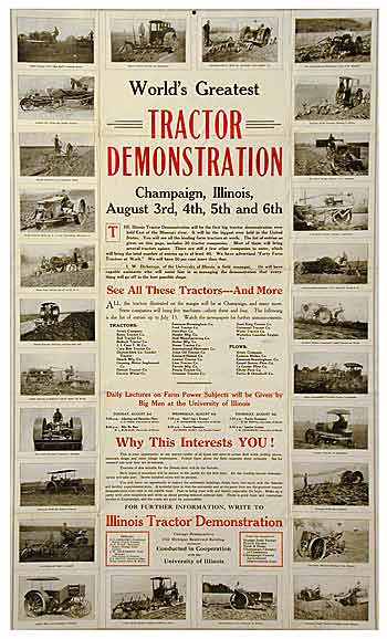 World's Greatest Tractor Demonstration poster.