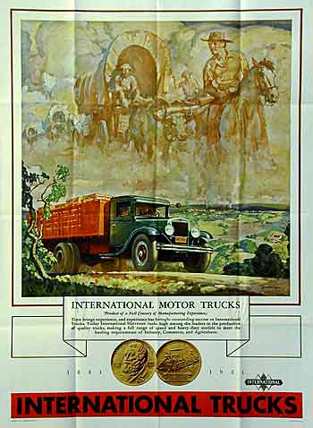 International Motor Trucks poster.