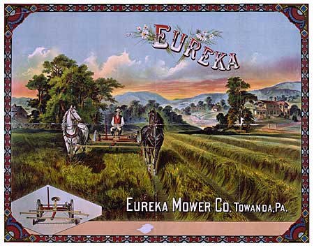 Eureka Mower Company poster.