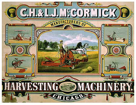 Harvesting Machinery poster.