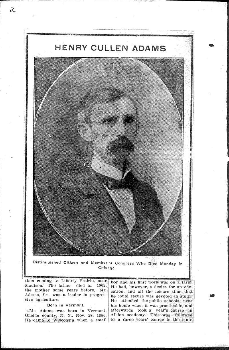  Source: Madison Democrat Topics: Government and Politics Date: 1906-07-10