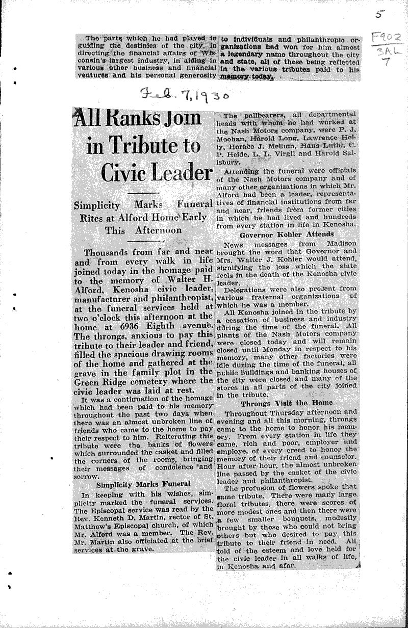  Source: Milwaukee Journal Topics: Industry Date: 1930-02-06