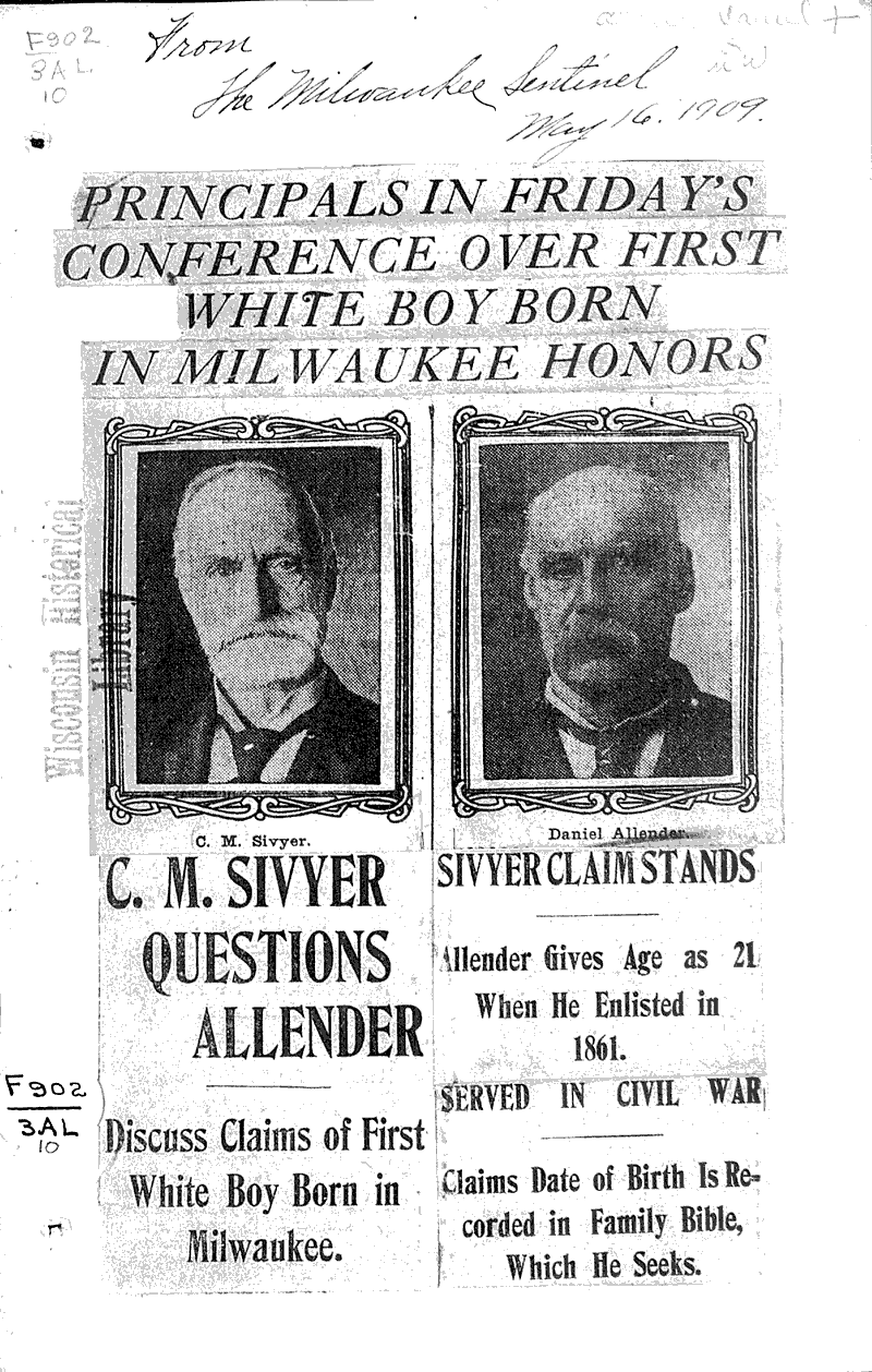  Source: Milwaukee Sentinel Date: 1909-05-16