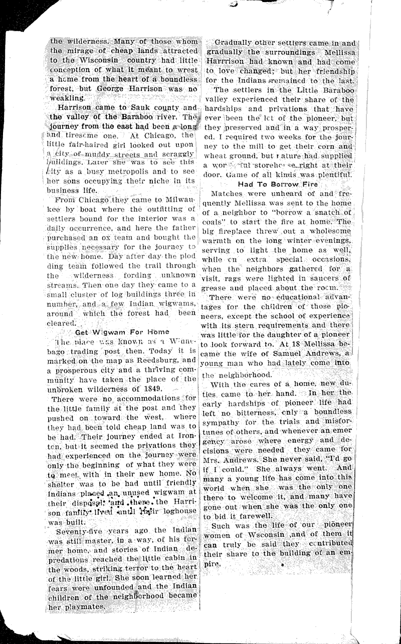  Source: Baraboo Daily News Topics: Immigrants Date: 1923-03-05