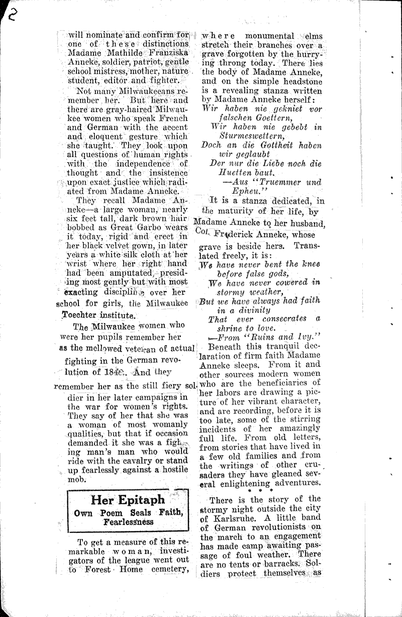 Source: Milwaukee Sentinel Topics: Social and Political Movements Date: 1930-04-27