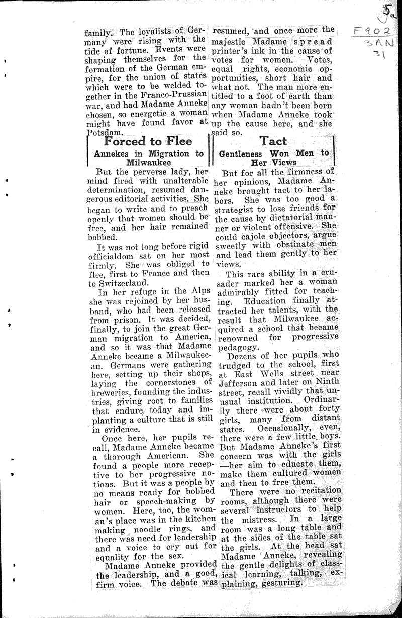  Source: Milwaukee Sentinel Topics: Social and Political Movements Date: 1930-04-27