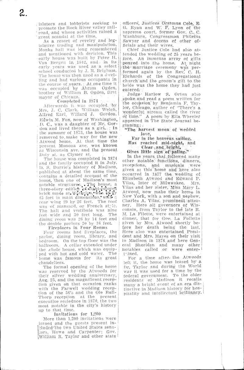  Source: Wisconsin State Journal Topics: Architecture Date: 1932-12-11