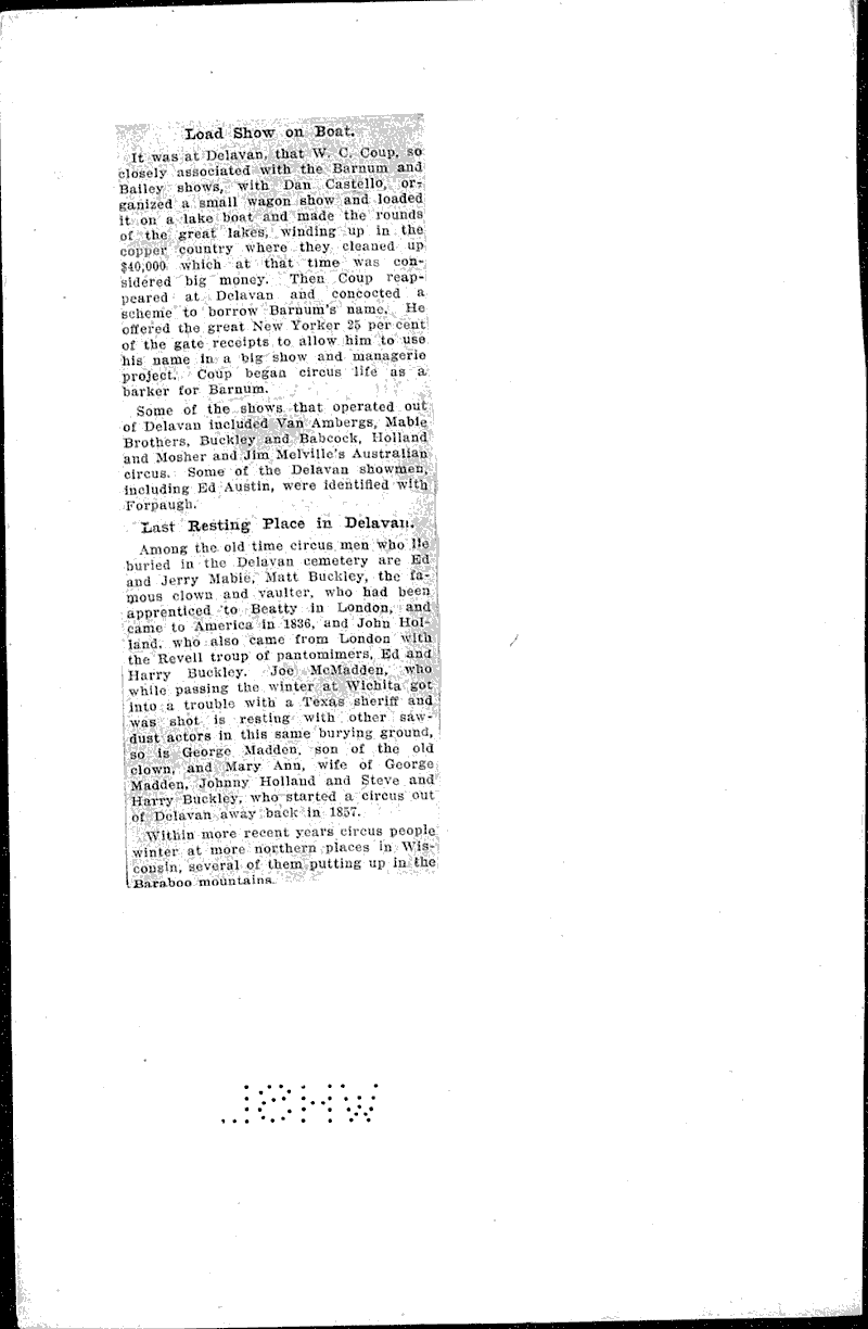  Source: Milwaukee Free Press Topics: Travels Date: 1916-01-09