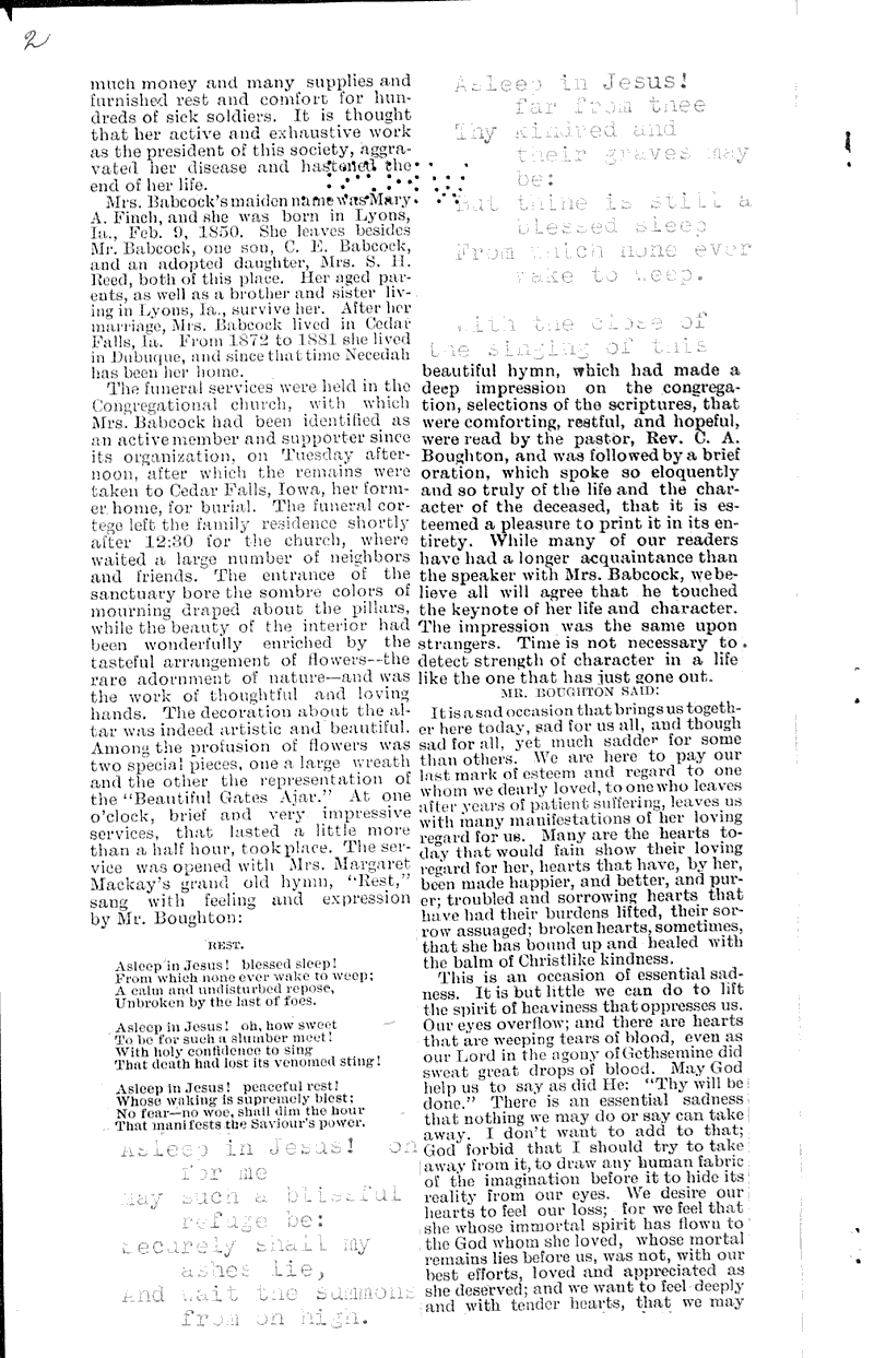  Source: Necedah Republican Topics: Agriculture Date: 1899-07-21