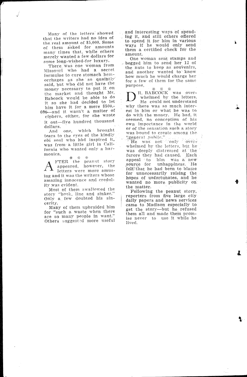 Madison day by day Source: Wisconsin State Journal Topics: Agriculture Date: 1931-07-07