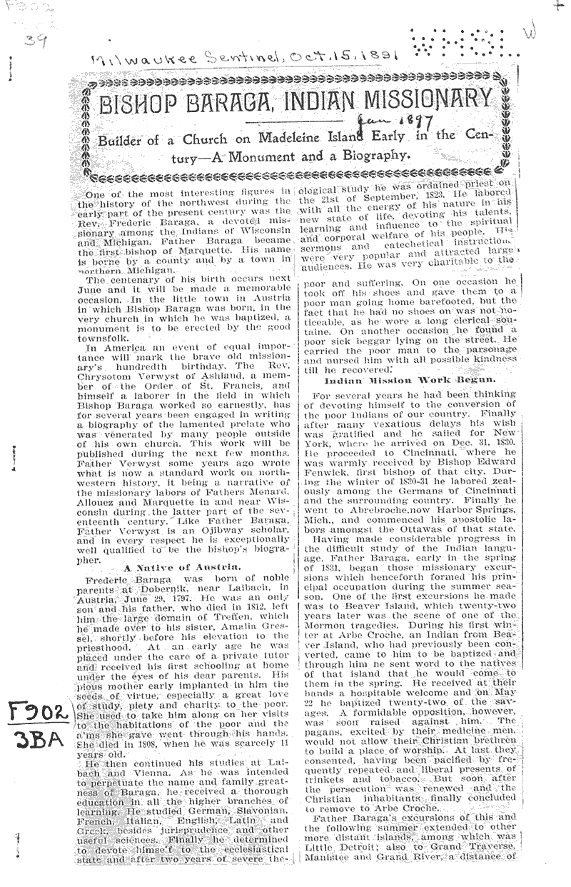  Source: Milwaukee Sentinel Topics: Indians and Native Peoples Date: 1891-10-15