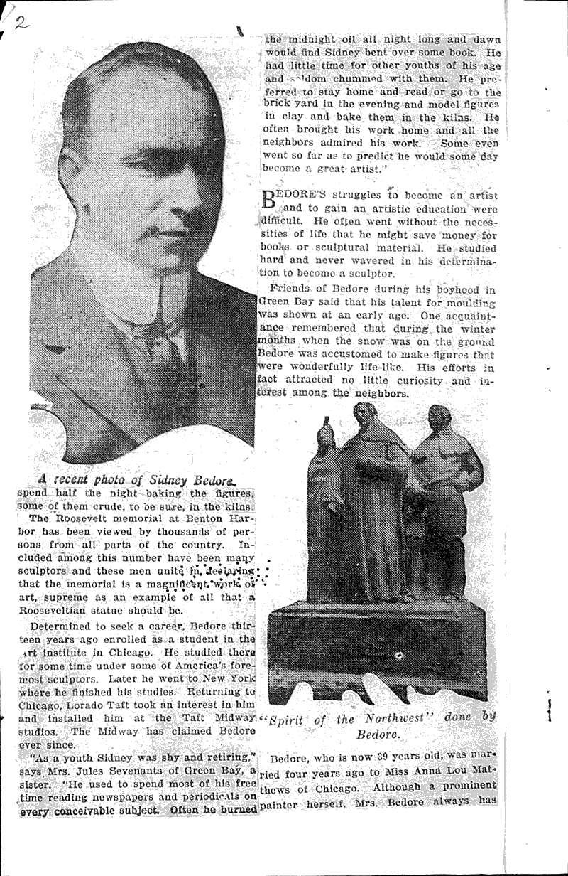  Source: Milwaukee Sentinel Topics: Art and Music Date: 1922-12-31