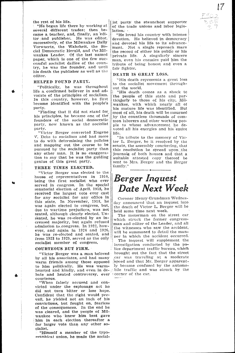  Source: Milwaukee Sentinel Topics: Social and Political Movements Date: 1929-08-07