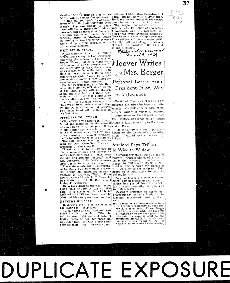 Source: Milwaukee Journal Topics: Social and Political Movements Date: 1929-08-09