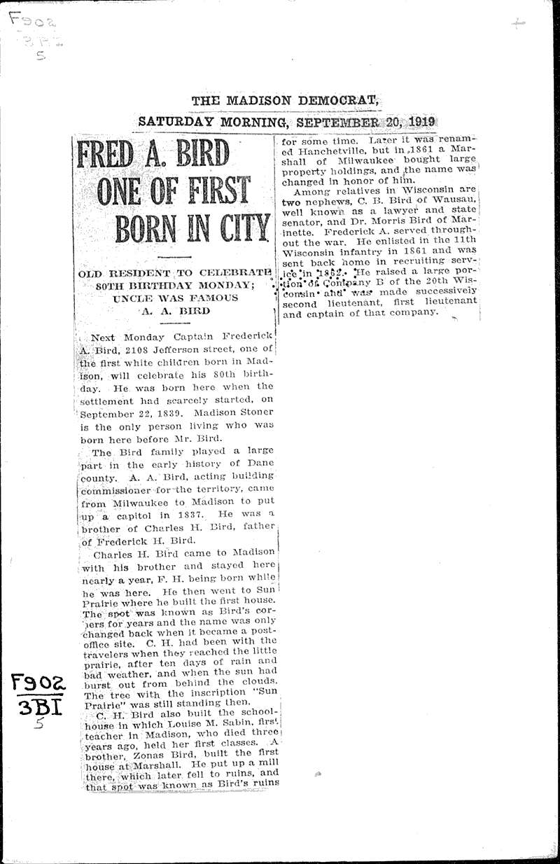  Date: 1919-09-20