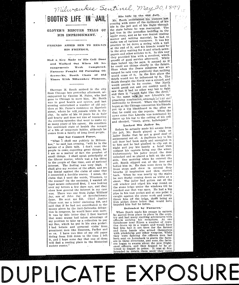  Source: Milwaukee Sentinel Topics: Social and Political Movements Date: 1897-05-30