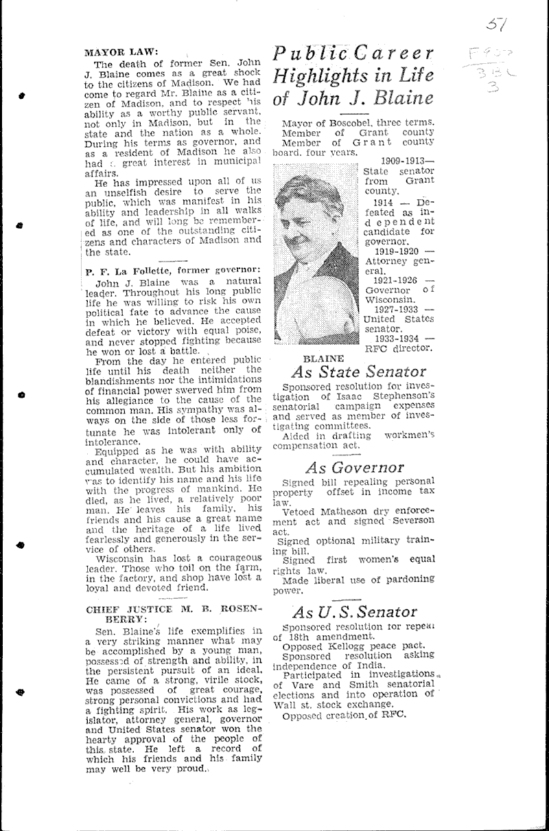  Source: Wisconsin State Journal Topics: Government and Politics Date: 1934-04-17