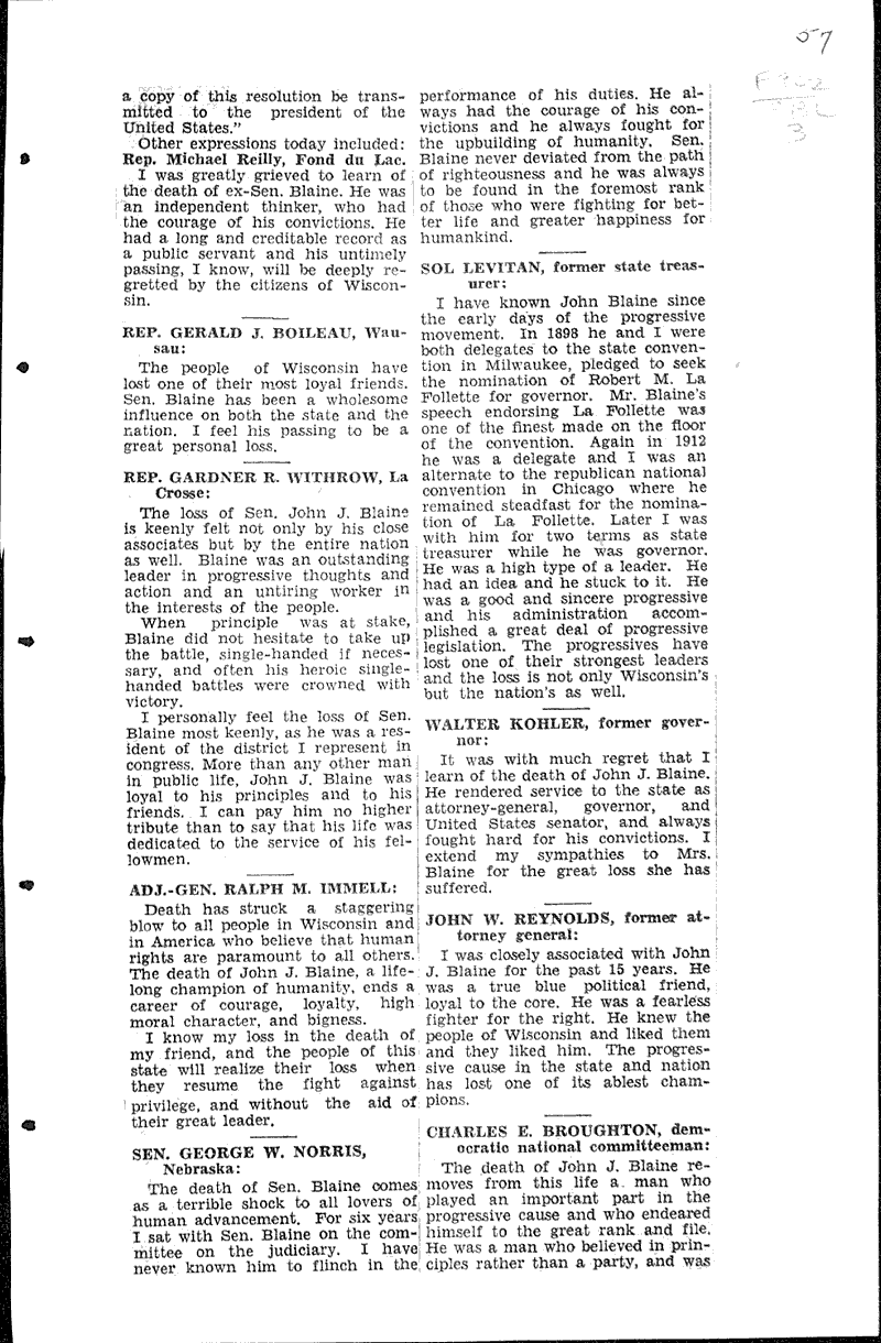  Source: Wisconsin State Journal Topics: Government and Politics Date: 1934-04-18