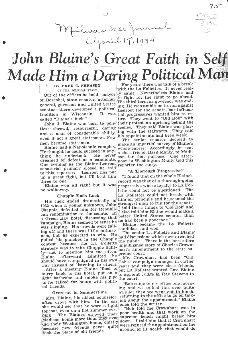  Source: Milwaukee Journal Topics: Government and Politics Date: 1934-04-17