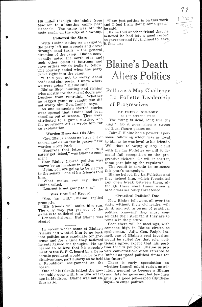  Source: Milwaukee Journal Topics: Government and Politics Date: 1934-04-18